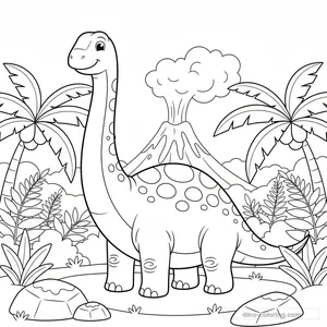 Desenho de Apatosaurus #2