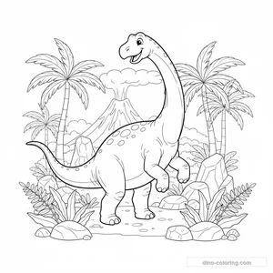 Disegno di Apatosaurus