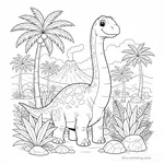 Argentinosaurus Ausmalbild #4