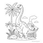 Argentinosaurus Ausmalbild