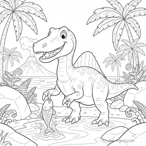 Desenho de Baryonyx #2