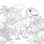 Desenho de Carcharodontosaurus #4