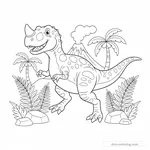 Desenho de Ceratosaurus