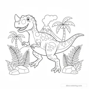 Coloriage Ceratosaurus