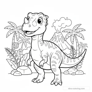 Disegno di Ceratosaurus #3