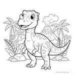 Desenho de Ceratosaurus #3