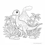 Desenho de Coelophysis #4