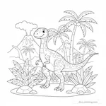 Desenho de Coelophysis #2