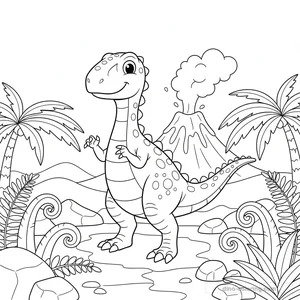 Disegno di Compsognathus #5