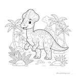 Desenho de Corythosaurus #3