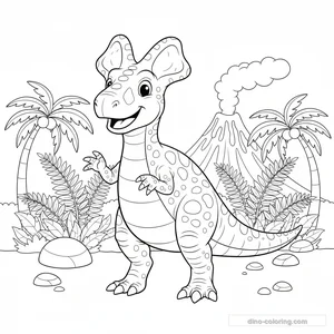 Desenho de Dilophosaurus #2