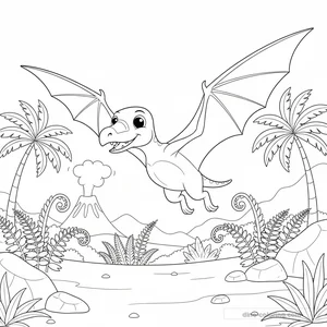 Dimorphodon Ausmalbild #5