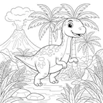 Desenho de Edmontosaurus #2