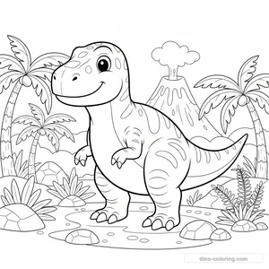 Giganotosaurus Ausmalbild #5