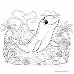 Desenho de Ichthyosaurus #5