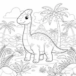 Desenho de Maiasaura #2