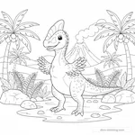 Desenho de Oviraptor #5