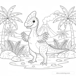 Desenho de Oviraptor #5