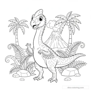 Coloriage Oviraptor #3