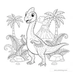 Desenho de Oviraptor #3