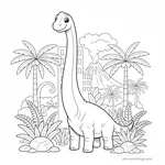 Desenho de Sauroposeidon #4