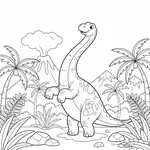 Desenho de Sauroposeidon