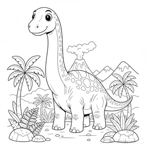 Desenho de Sauroposeidon #3