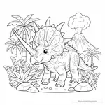 Desenho de Styracosaurus #5