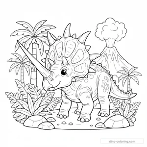 Disegno di Styracosaurus #5