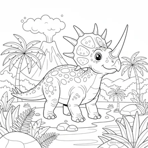 Desenho de Styracosaurus #3