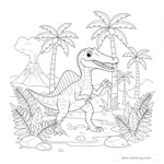 Desenho de Suchomimus