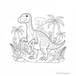 Therizinosaurus Ausmalbild #5