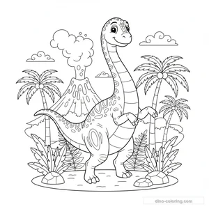 Coloriage Titanosaurus