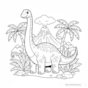 Desenho de Titanosaurus #4