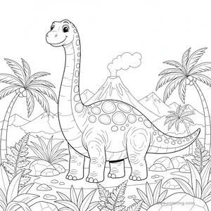 Desenho de Titanosaurus #3