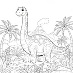 Desenho de Titanosaurus #3