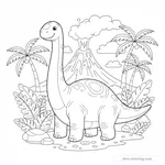 Desenho de Titanosaurus #5