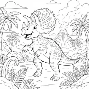 Coloriage Torosaurus
