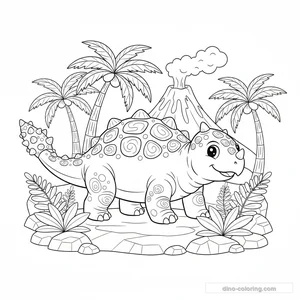 Ankylosaure Détaillé #11