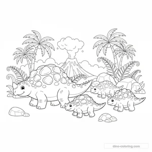 Famille Ankylosaure #6