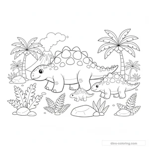 Famille Ankylosaure #10