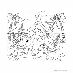 Ankylosaure en Défense #5