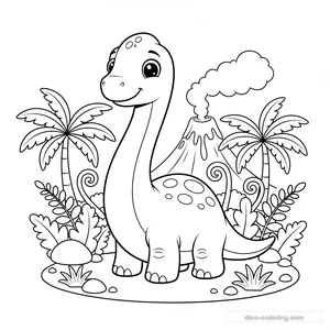Bébé Brachiosaure Mignon #10