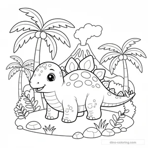 Adorable Bébé Stégosaure #1