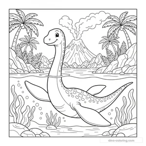 Desenho Marine Reptiles para Colorir #9