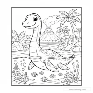 Desenho Prehistoric Ocean para Colorir #6