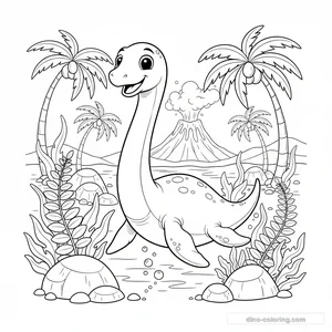 Desenho Prehistoric Underwater para Colorir #3