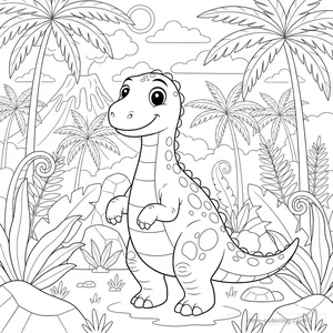 Iguanodon en Forêt #38