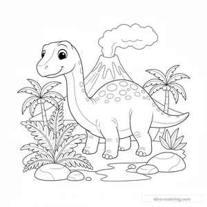 Disegno Iguanodon Herd da Colorare #7