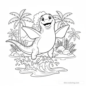 Mosasaure Sautant #2